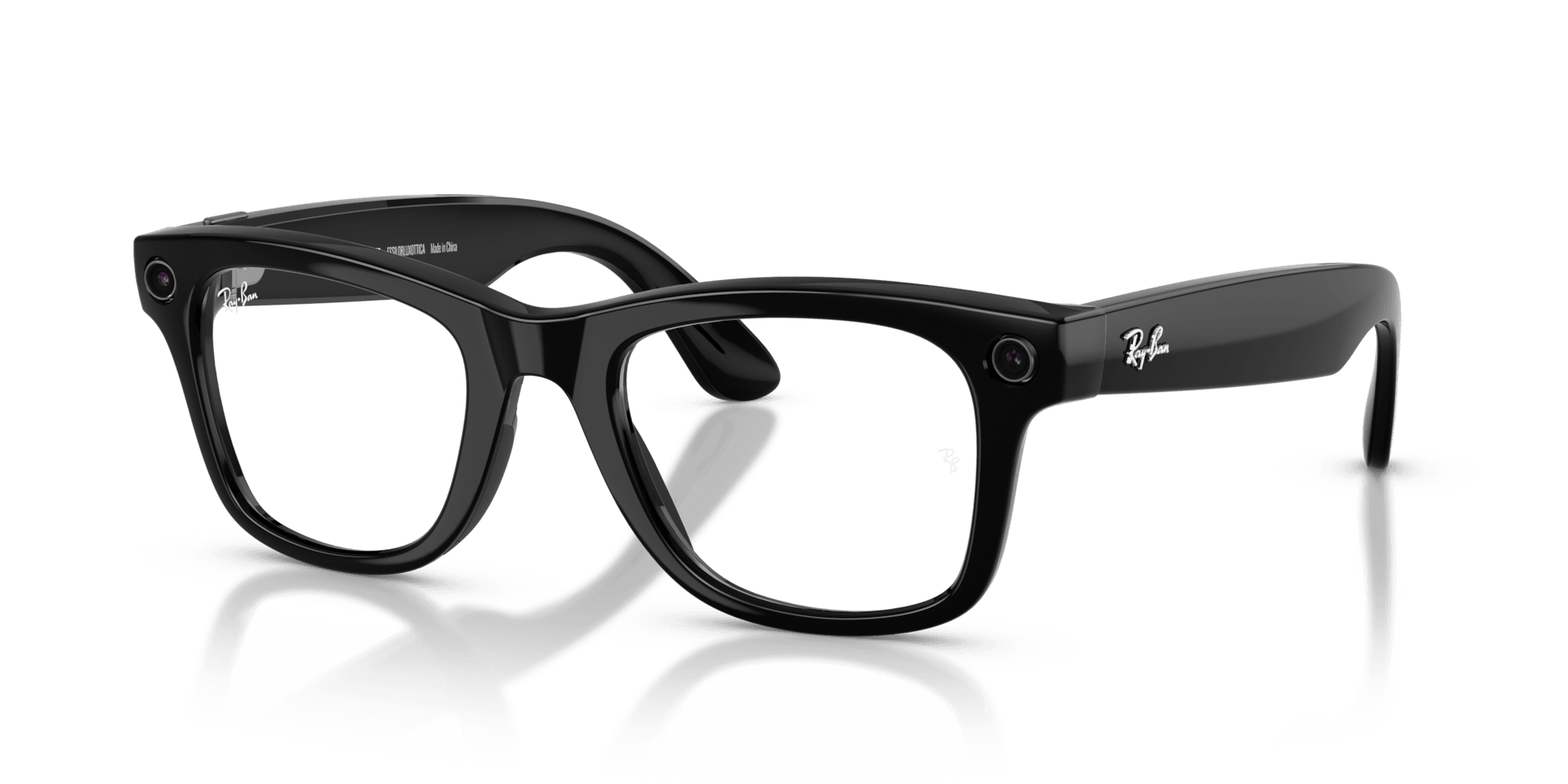 Ray-Ban Wayfarer RW4012 · Shiny Black · Transitions Graphite Green L